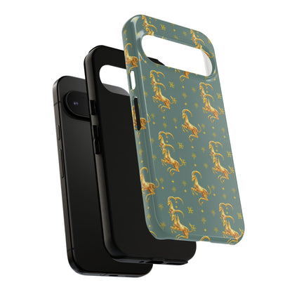 Tough Cases, Capricorn, Zodiac v1, Metal Pattern