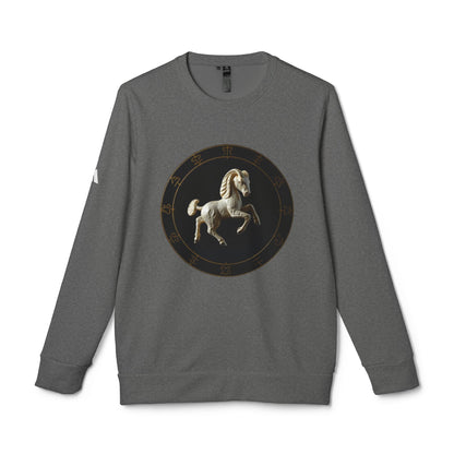Adidas, Unisex Fleece Crewneck Sweatshirt, Capricorn, Space Animal, Zodiac
