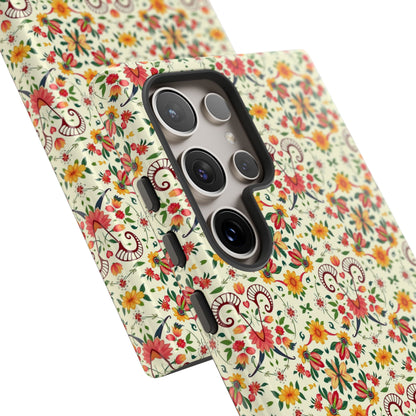 Tough Cases, Aries, Zodiac, Flower Pattern