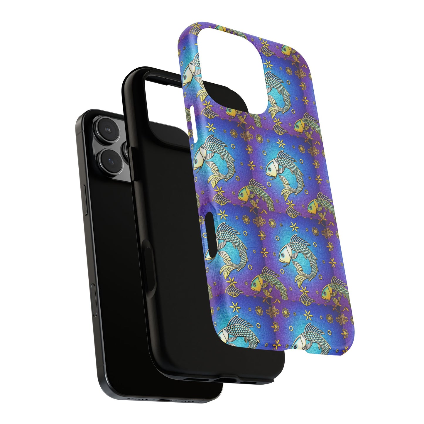 Tough Cases, Pisces, Zodiac v2, Metal Pattern