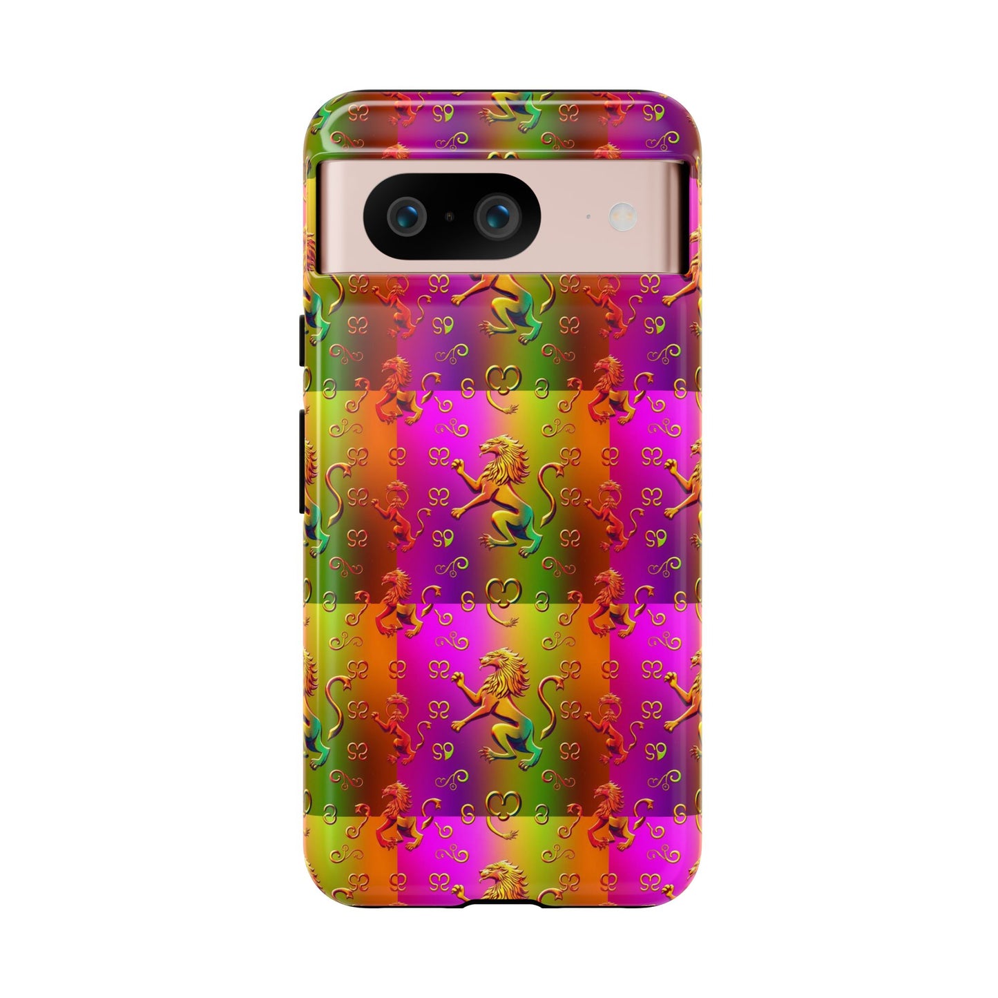 Tough Cases, Leo, Zodiac v1, Metal Pattern