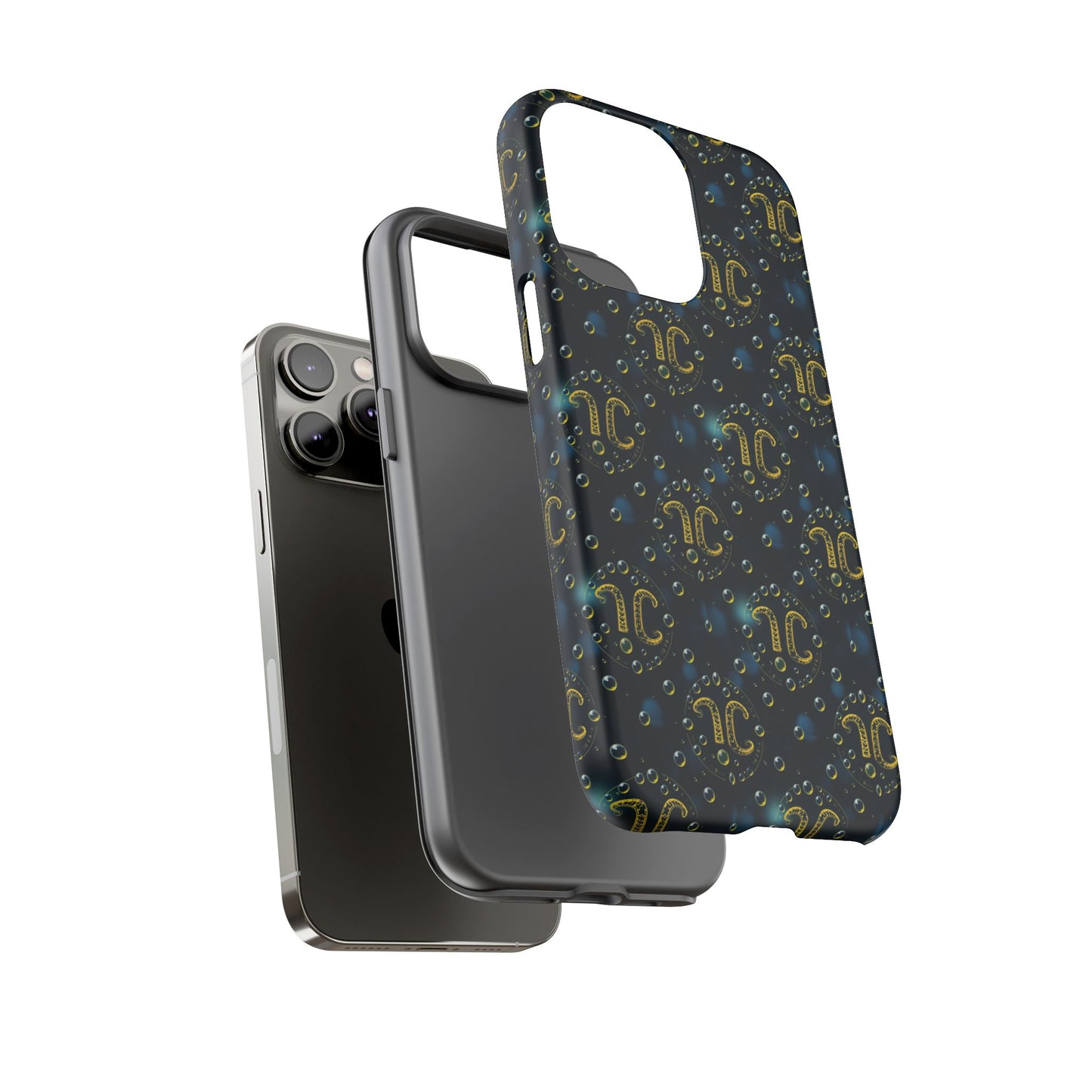 Tough Cases, Aquarius, Zodiac v2, Bubble Pattern