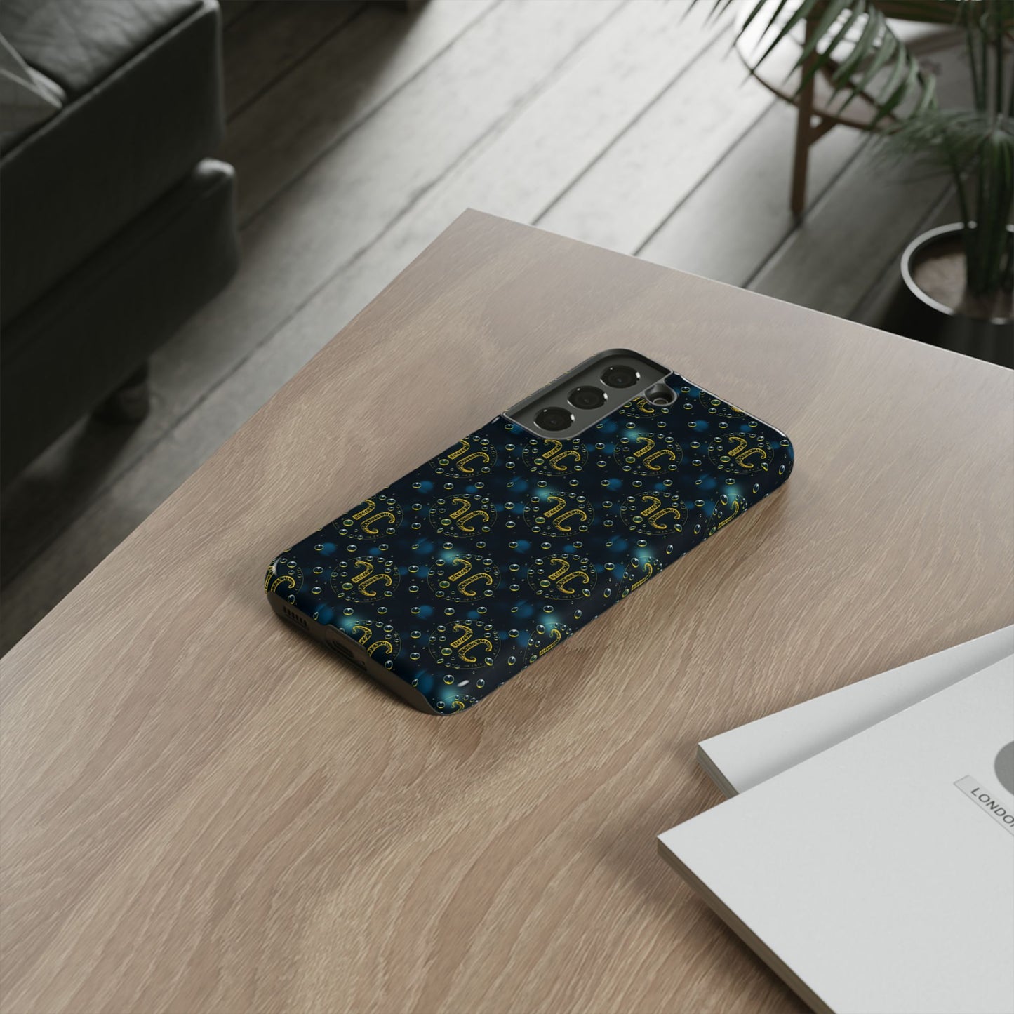 Tough Cases, Aquarius, Zodiac v2, Bubble Pattern