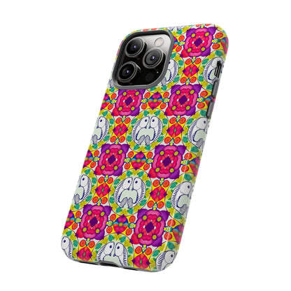 Tough Cases, Pisces, Zodiac v2, Flower Pattern