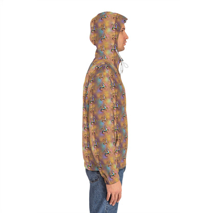 Full-Zip Hoodie (AOP), Aquarius, Zodiac v2, Pattern