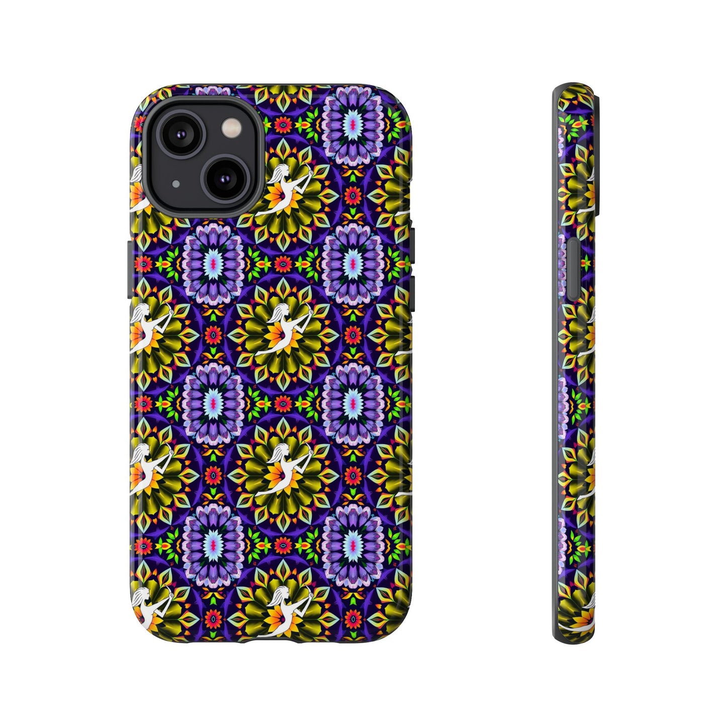 Tough Cases, Sagittarius, Zodiac v1, Flower Pattern
