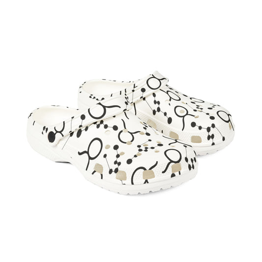 EVA Foam Rubber Shoes (AOP), Material 100% EVA, Taurus Zodiac Design