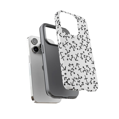Tough Cases with the Sagittarius Zodiac sign for iPhone, Samsung Galaxy, and Google Pixel devices