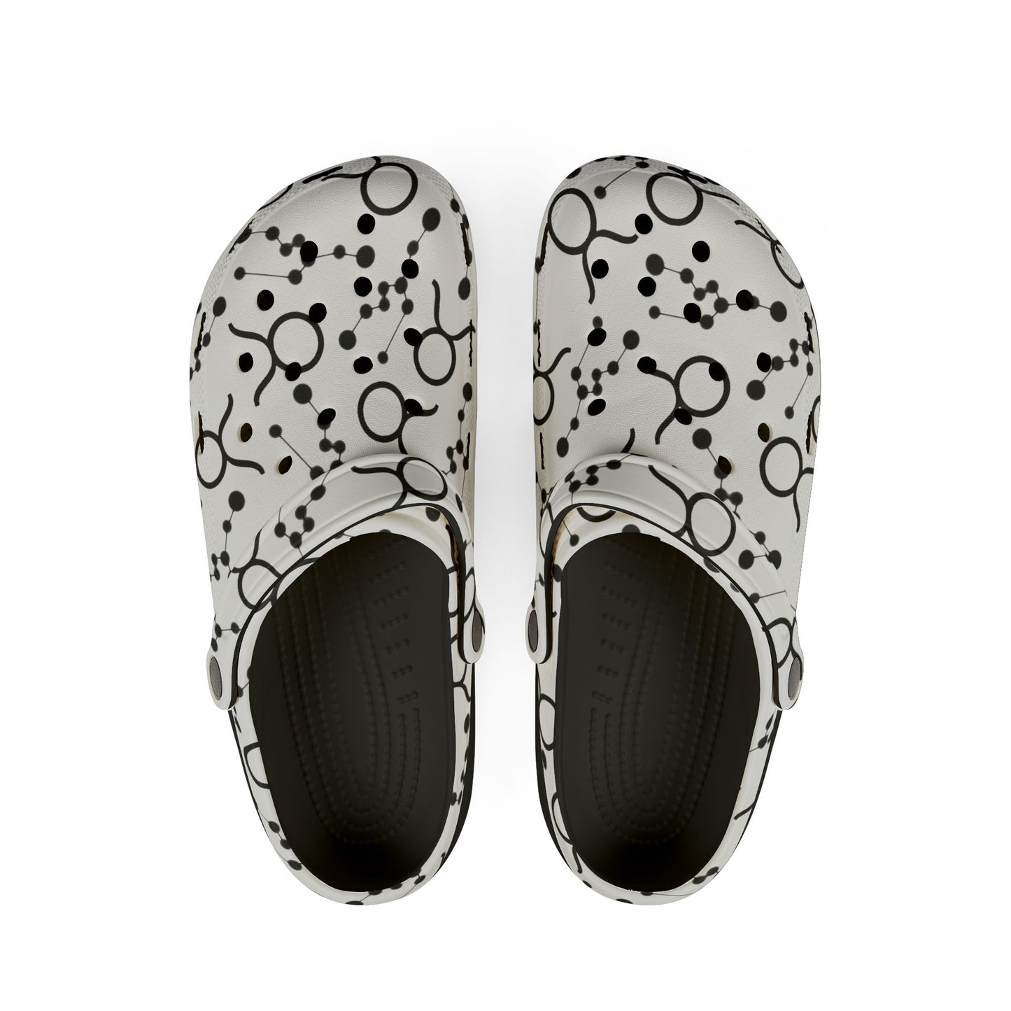 EVA Foam Rubber Shoes (AOP), Material 100% EVA, Taurus Zodiac Design