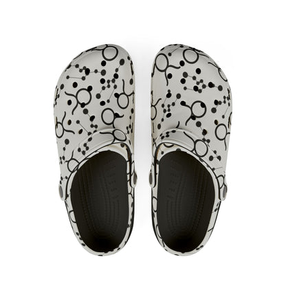 EVA Foam Rubber Shoes (AOP), Material 100% EVA, Taurus Zodiac Design