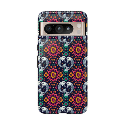 Tough Cases, Pisces, Zodiac v4, Flower Pattern