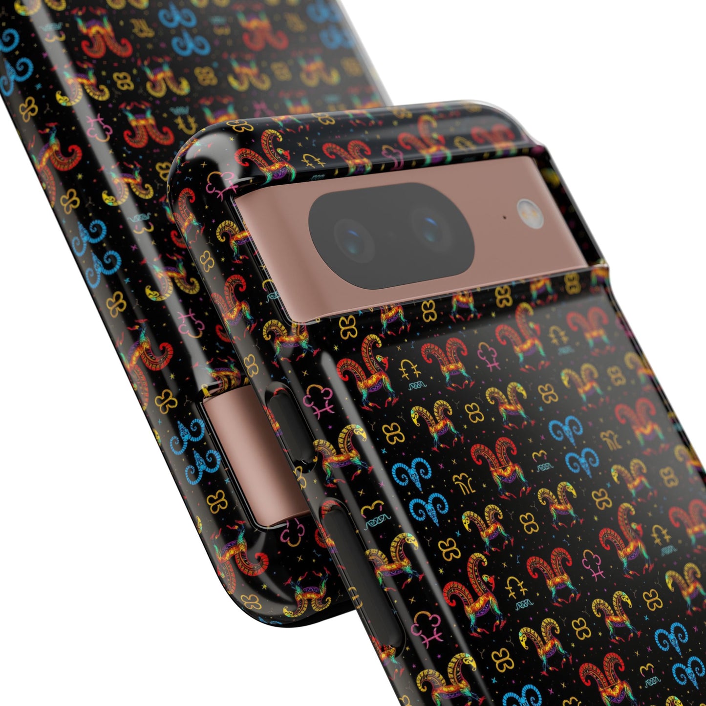Tough Cases, Aries, Zodiac v1, Metal Pattern
