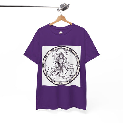 Unisex Heavy Cotton T-Shirt, Bull Centaur, Taurus Zodiac Design