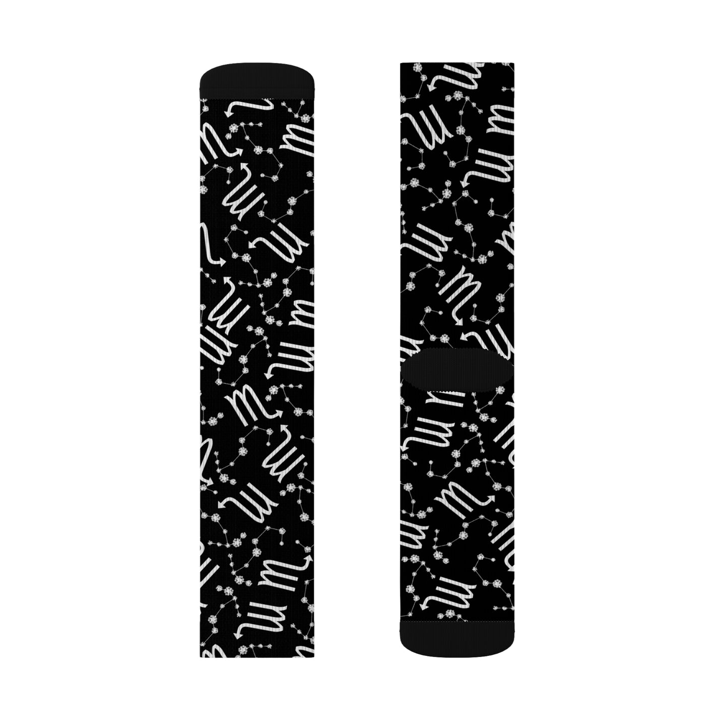 Zodiac Sublimation Socks Scorpio Zodiac sign