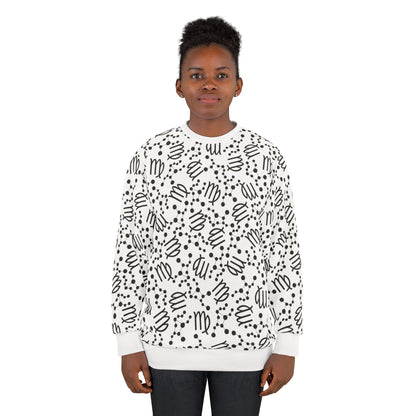 Zodiac AOP Unisex Sweatshirt Virgo Zodiac Sign
