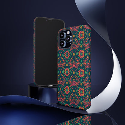 Tough Cases, Cancer, Zodiac v4, Flower Pattern