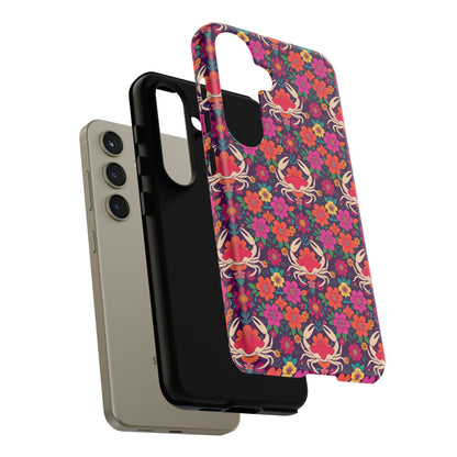 Tough Cases, Cancer, Zodiac v1, Flower Pattern