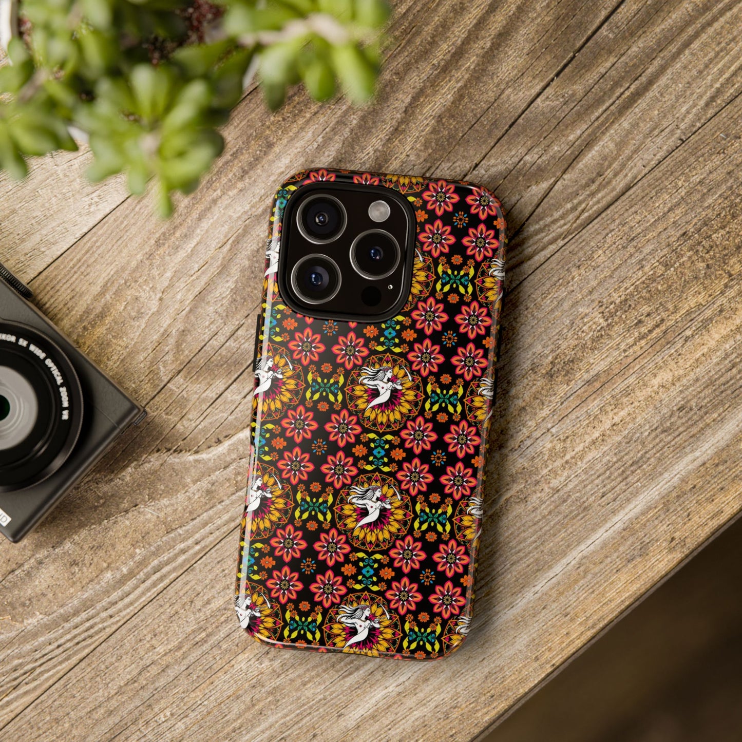 Tough Cases, Sagittarius, Zodiac v2, Flower Pattern