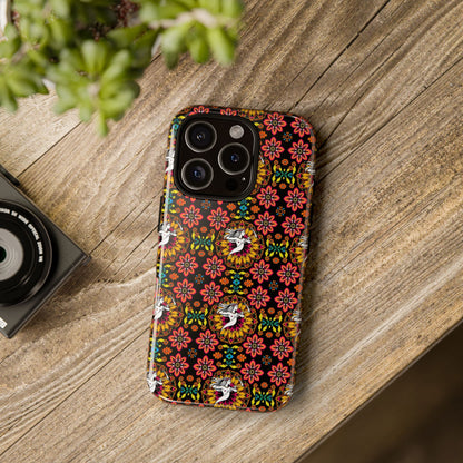 Tough Cases, Sagittarius, Zodiac v2, Flower Pattern