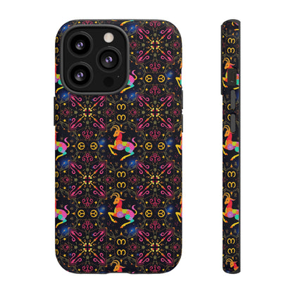 Tough Cases, Capricorn, Zodiac v2, Metal Pattern
