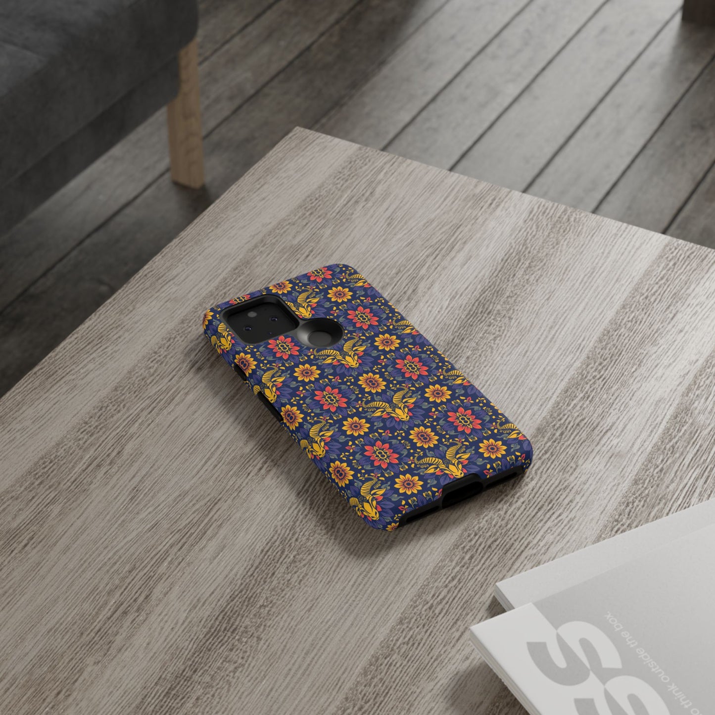 Tough Cases, Taurus, Zodiac v3, Flower Pattern