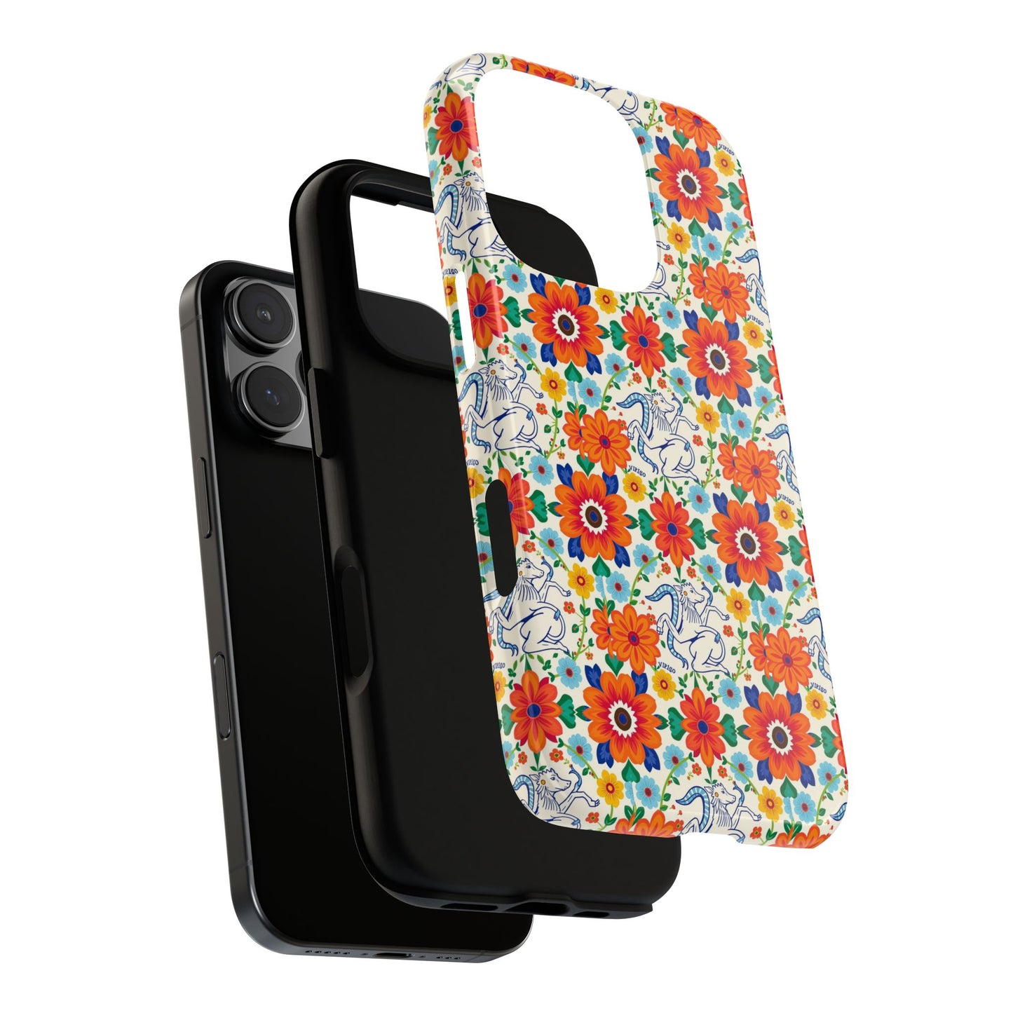 Tough Cases, Virgo, Zodiac v4, Flower Pattern