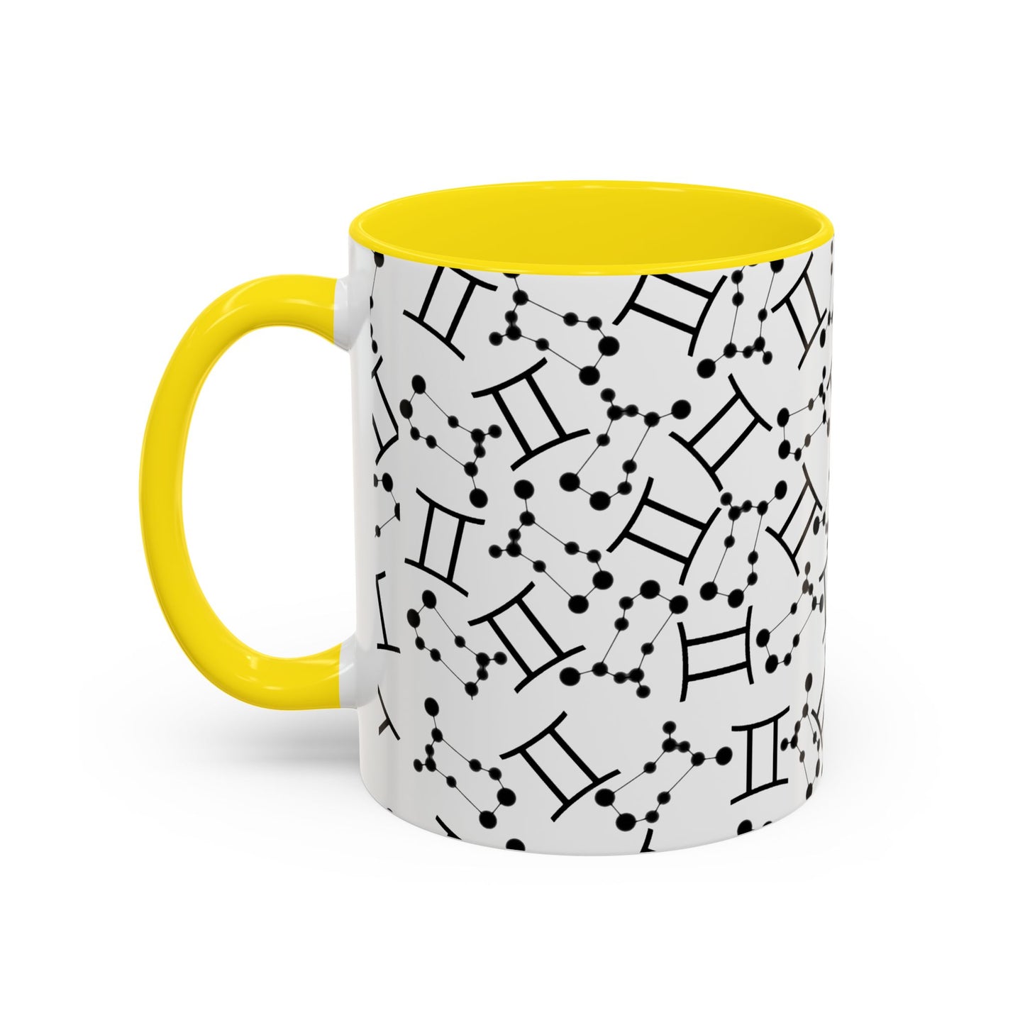 Accent Coffee Mug with the Gemini sign (11, 15oz)