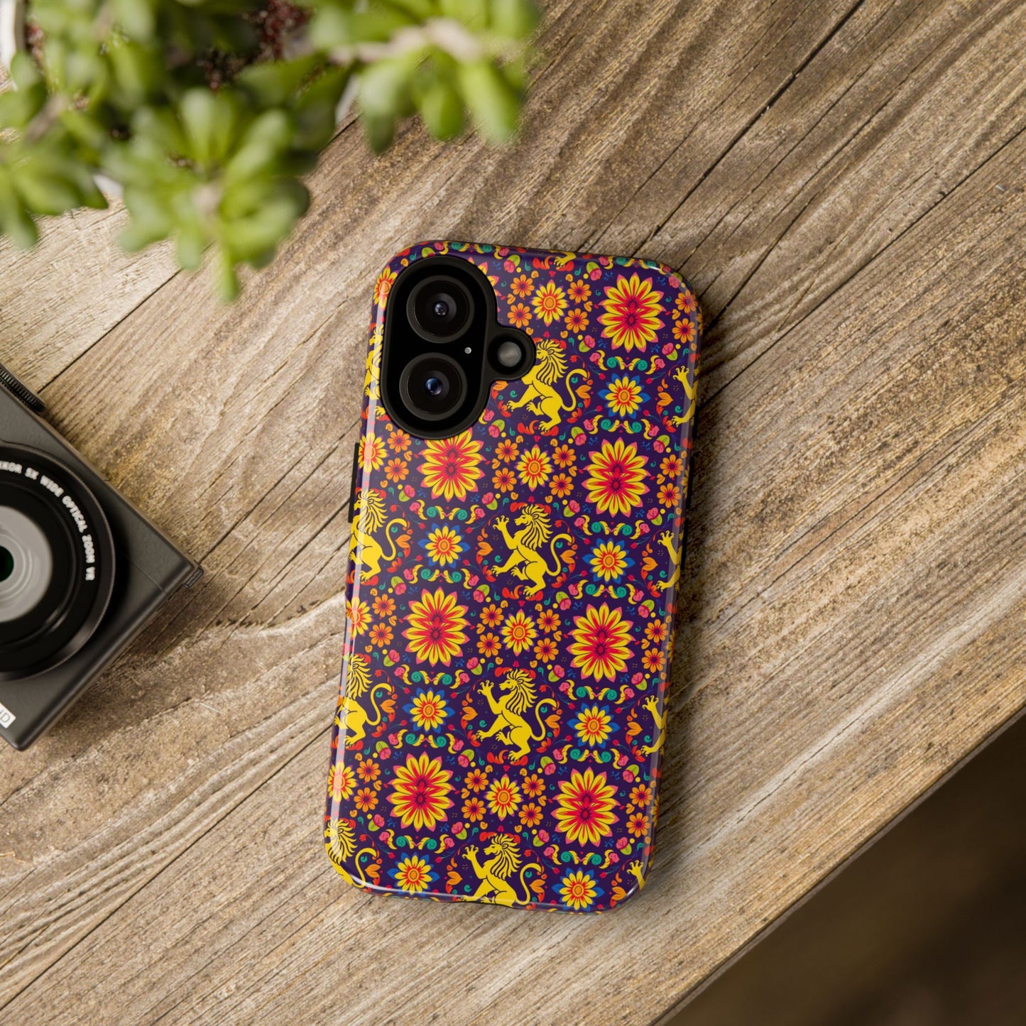 Tough Cases, Leo, Zodiac, Flower Pattern