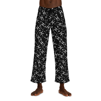 Men's Zodiac Pajama Pants (AOP) Pisces Zodiac Sign