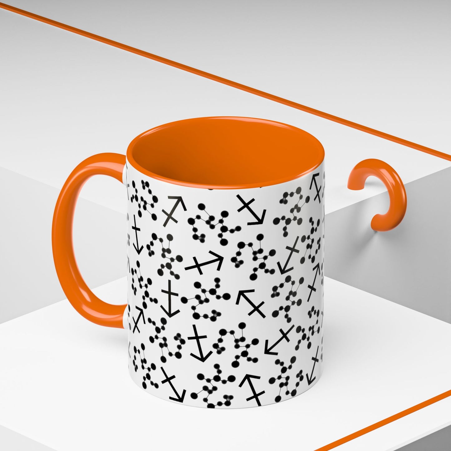 Accent Coffee Mug with the Sagittarius sign (11, 15oz)