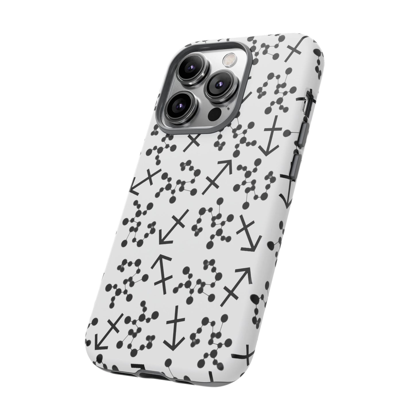 Tough Cases with the Sagittarius Zodiac sign for iPhone, Samsung Galaxy, and Google Pixel devices