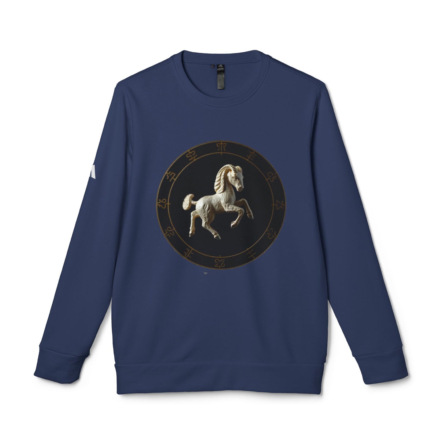 Adidas, Unisex Fleece Crewneck Sweatshirt, Capricorn, Space Animal, Zodiac