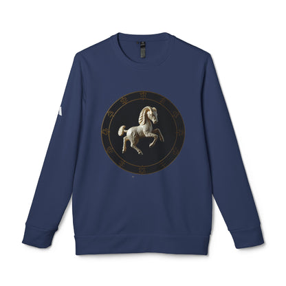 Adidas, Unisex Fleece Crewneck Sweatshirt, Capricorn, Space Animal, Zodiac