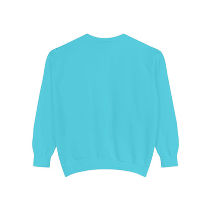 Garment-Dyed Sweatshirt, Unisex, Space Animal Design v1, Virgo