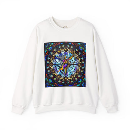 Unisex Heavy Blend™ Crewneck Sweatshirt, Glass, Sagittarius Zodiac Design