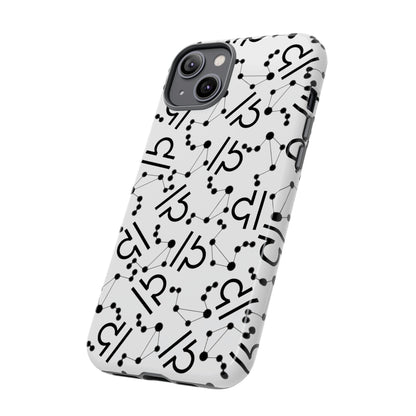 Tough Cases with the Libra Zodiac sign for iPhone, Samsung Galaxy, and Google Pixel devices