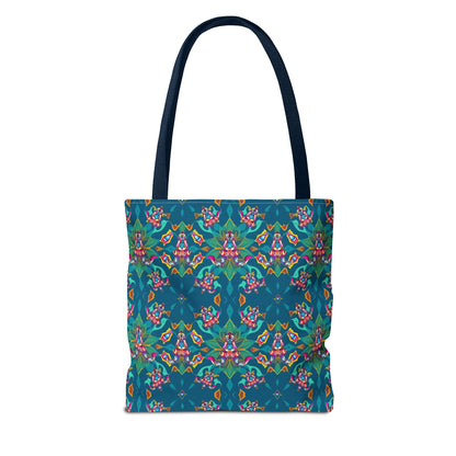 Tote Bag (AOP), Taurus, Zodiac v1, Jewel Pattern