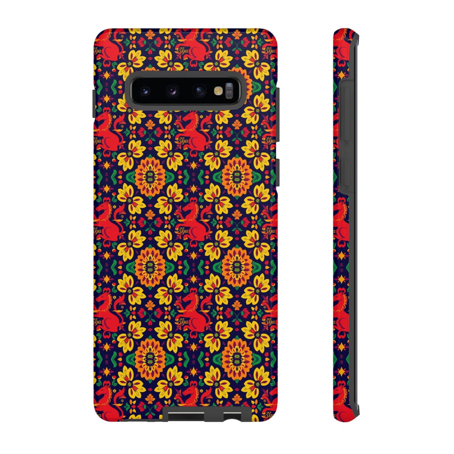 Tough Cases, Virgo, Zodiac v2, Flower Pattern