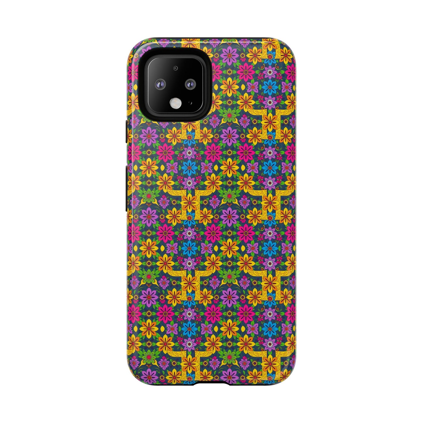 Tough Cases, Gemini, Zodiac v3, Flower Pattern