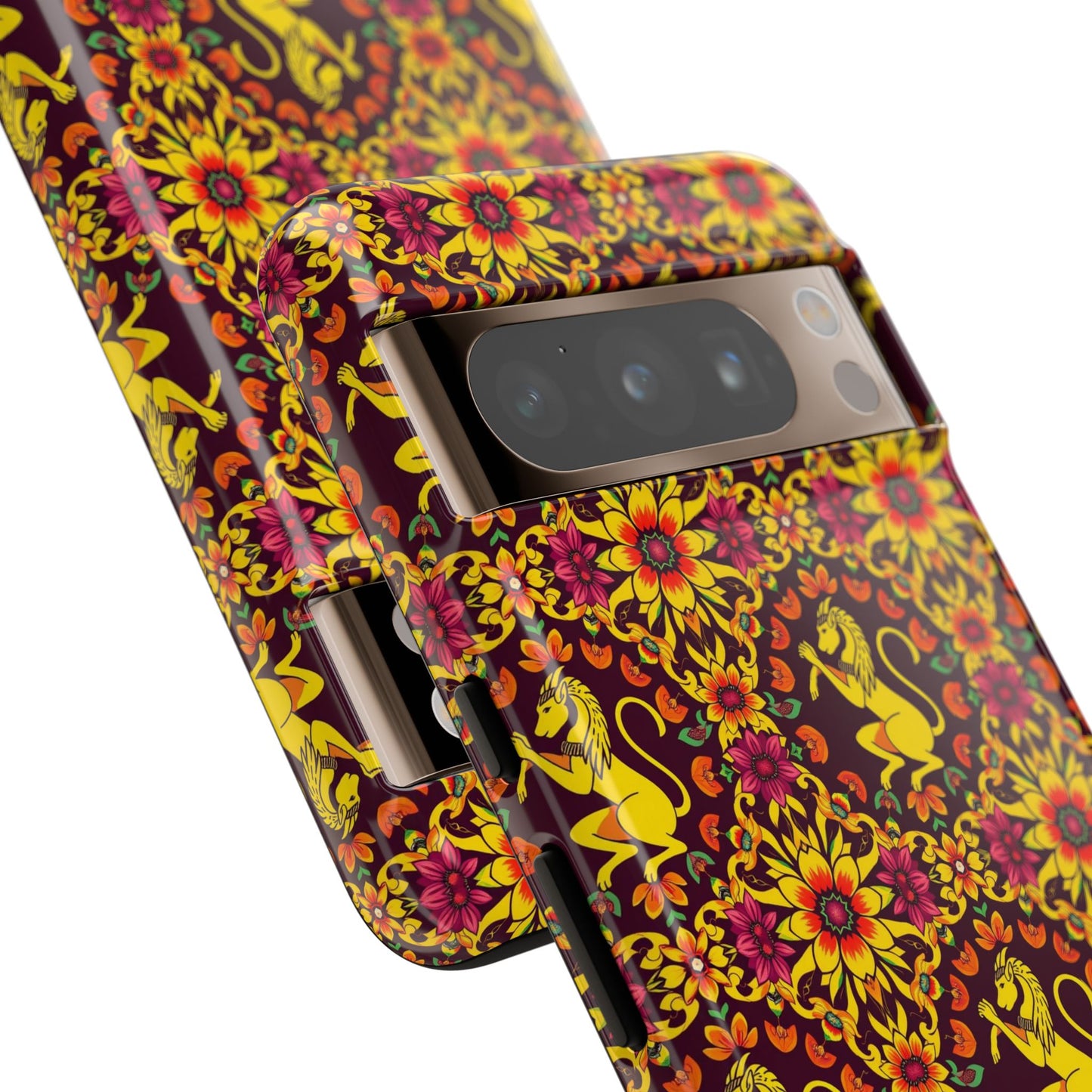 Tough Cases, Virgo, Zodiac v1, Flower Pattern