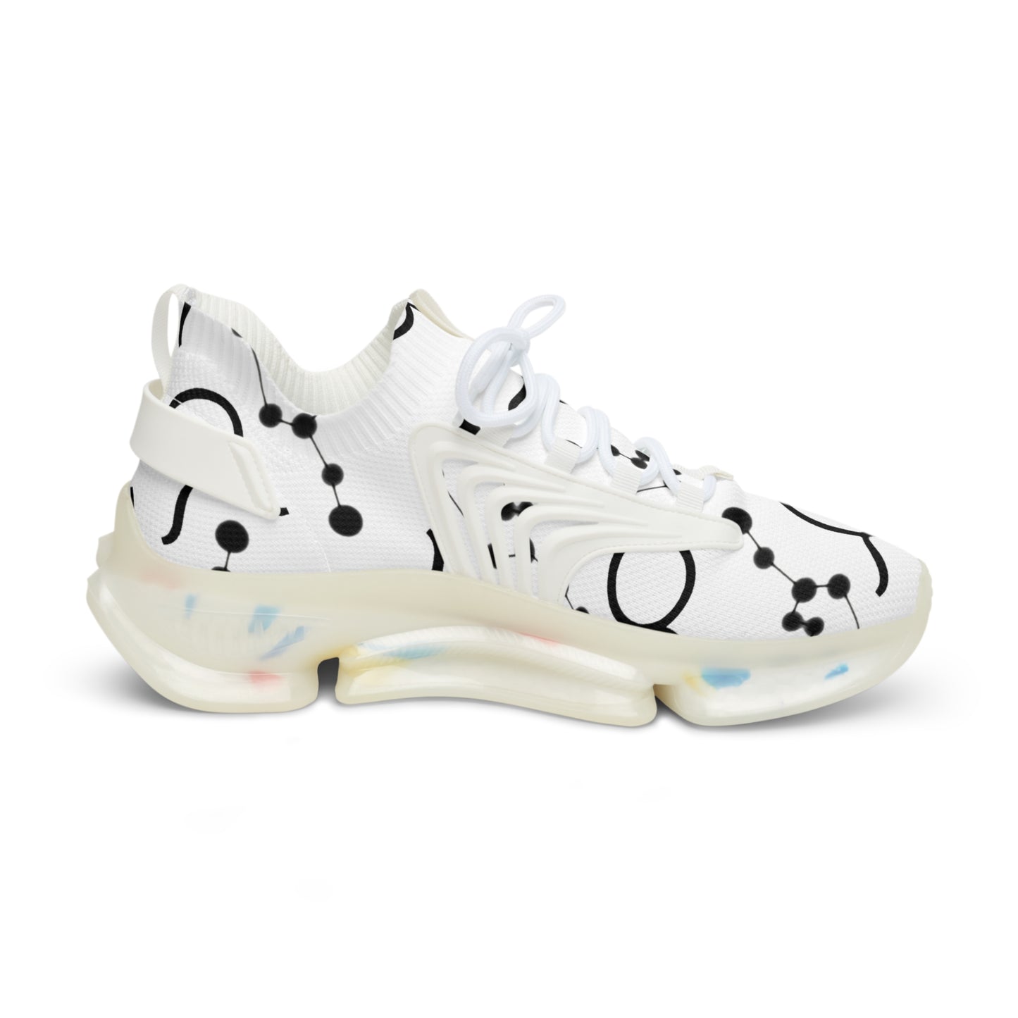 Men's Mesh Sneakers, Taurus Zodiac Sign, all over print