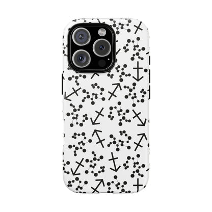 Tough Cases with the Sagittarius Zodiac sign for iPhone, Samsung Galaxy, and Google Pixel devices