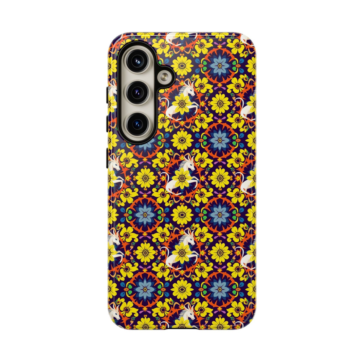 Tough Cases, Aquarius, Zodiac v3, Flower Pattern