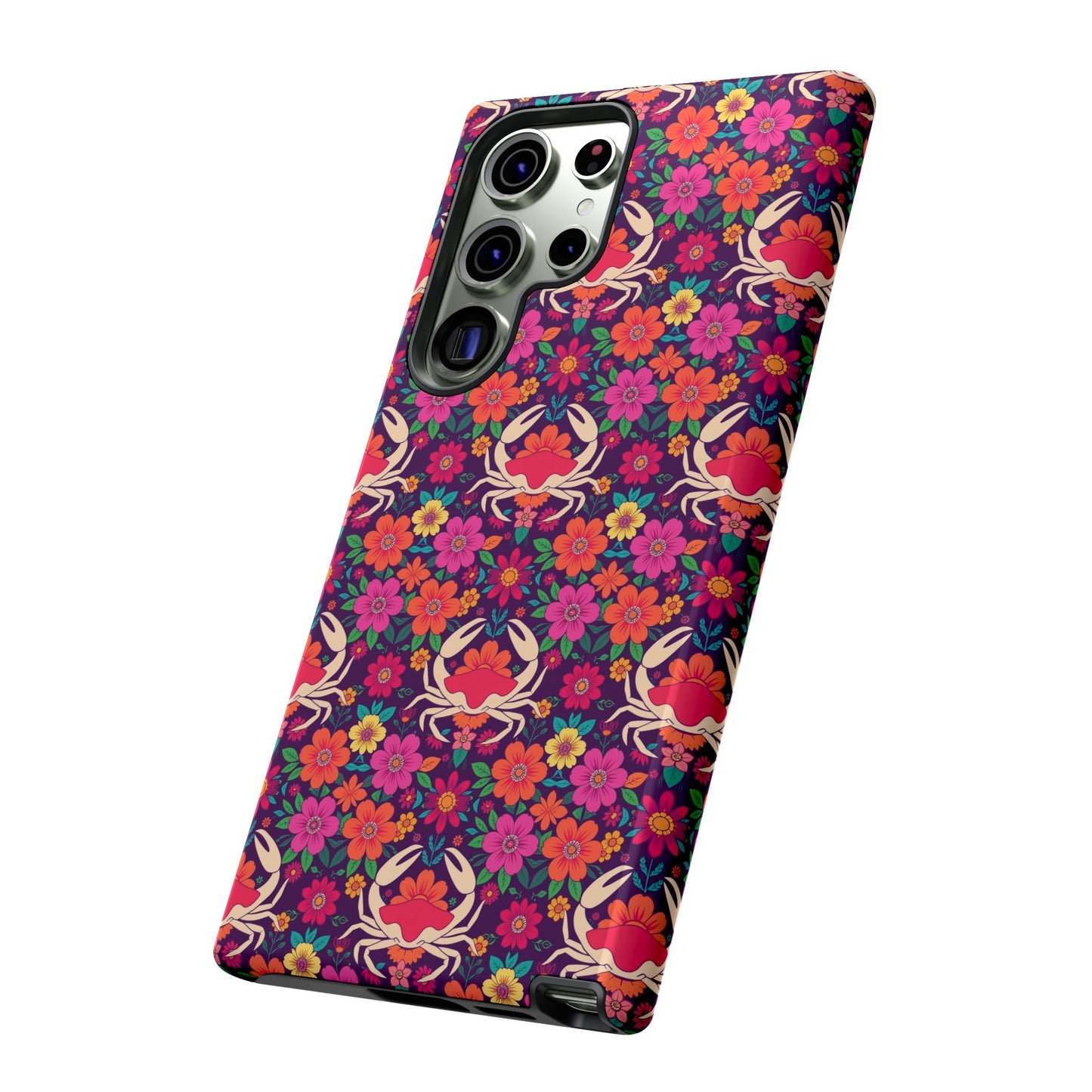 Tough Cases, Cancer, Zodiac v1, Flower Pattern
