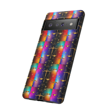Tough Cases, Libra, Zodiac v1, Metal Pattern