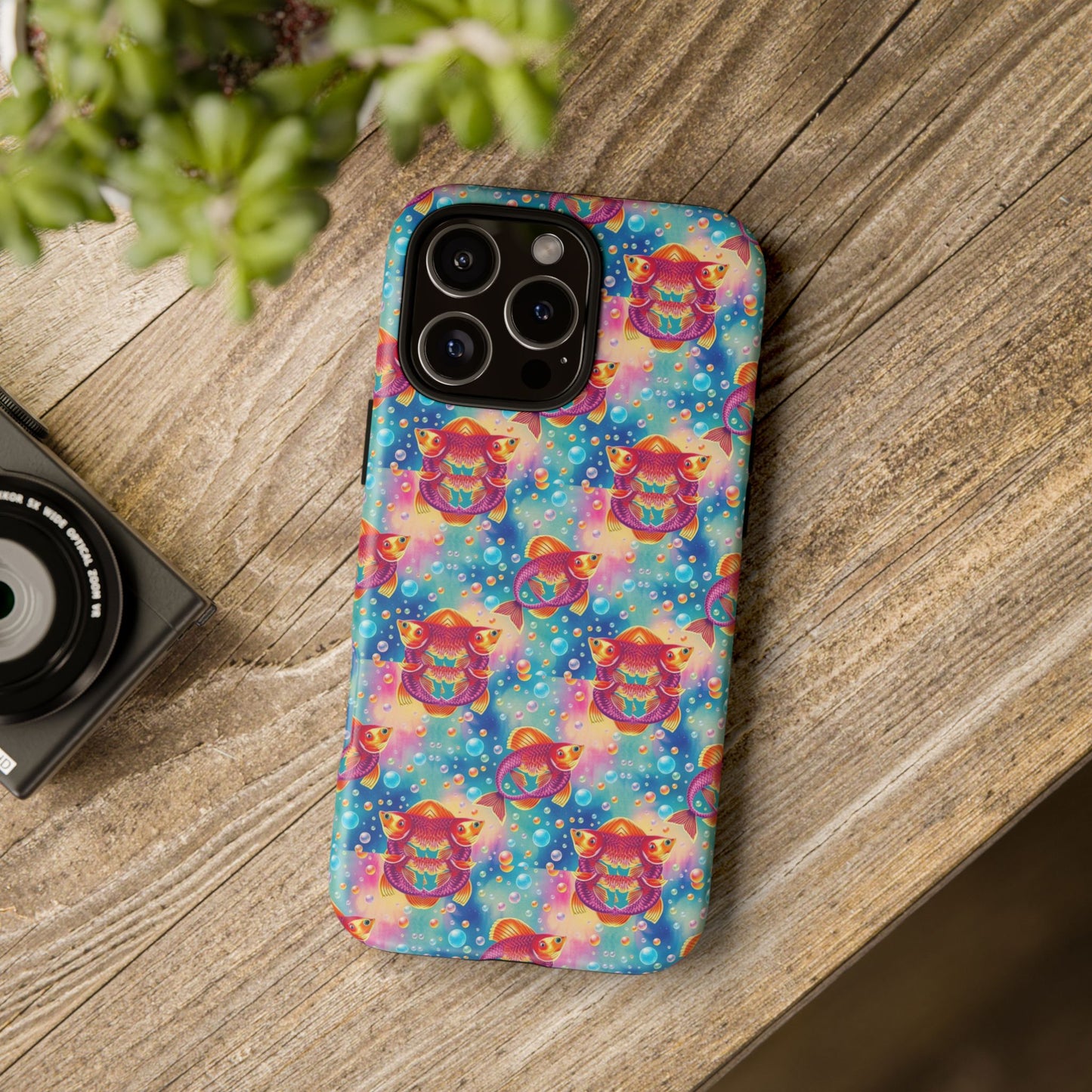 Tough Cases, Pisces, Zodiac v1, Bubble Pattern