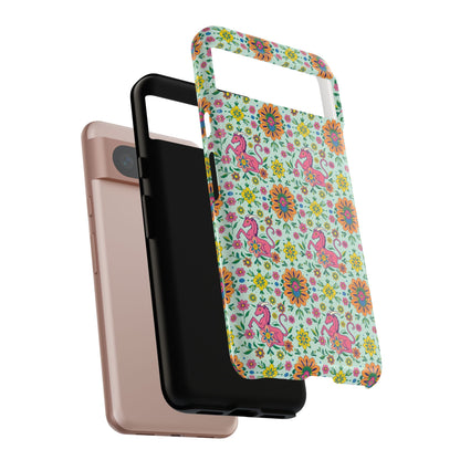 Tough Cases, Aquarius, Zodiac, Flower Pattern