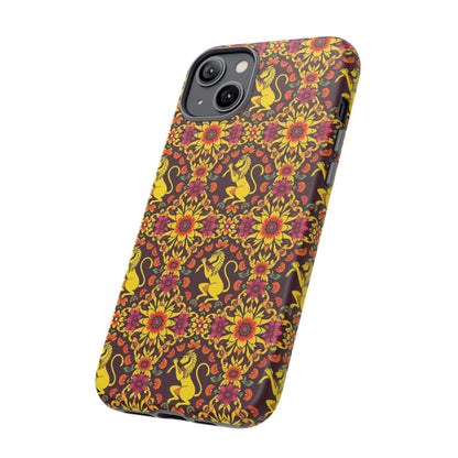 Tough Cases, Virgo, Zodiac v1, Flower Pattern