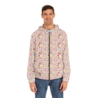Full-Zip Hoodie (AOP), Sagittarius, Zodiac v4, Pattern