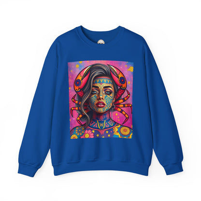 Unisex Heavy Blend™ Crewneck Sweatshirt, Cancer, Zodiac, Sexy Pattern